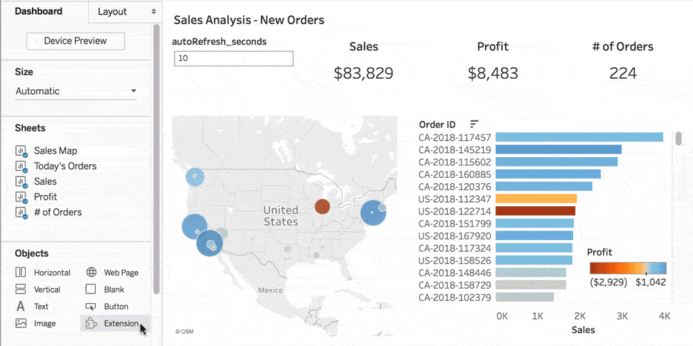 Tableau extension demo